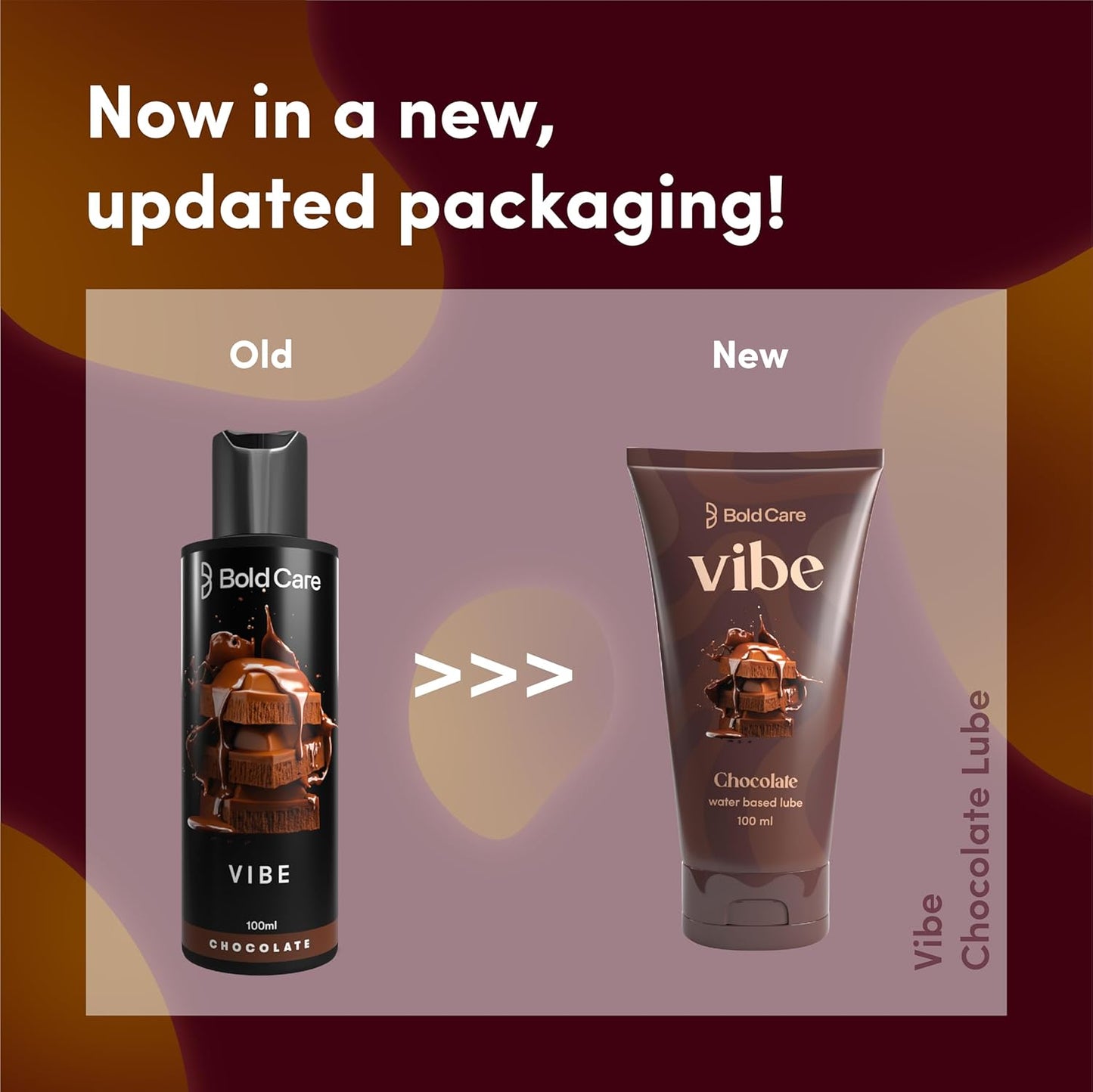 Bold Care Vibe Intimate Lube & Massage Gel Chocolate - 100ml