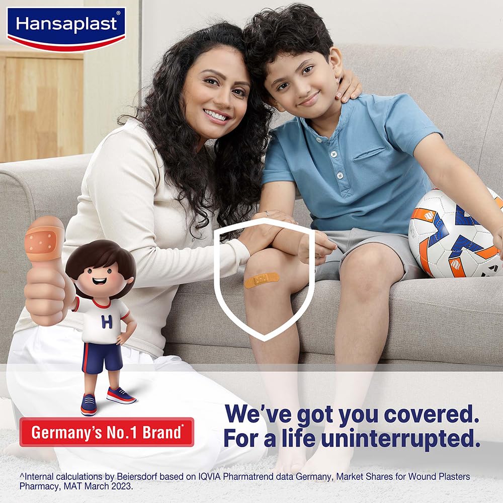 Hansaplast Regular Band Aid,First Aid - 100 strips