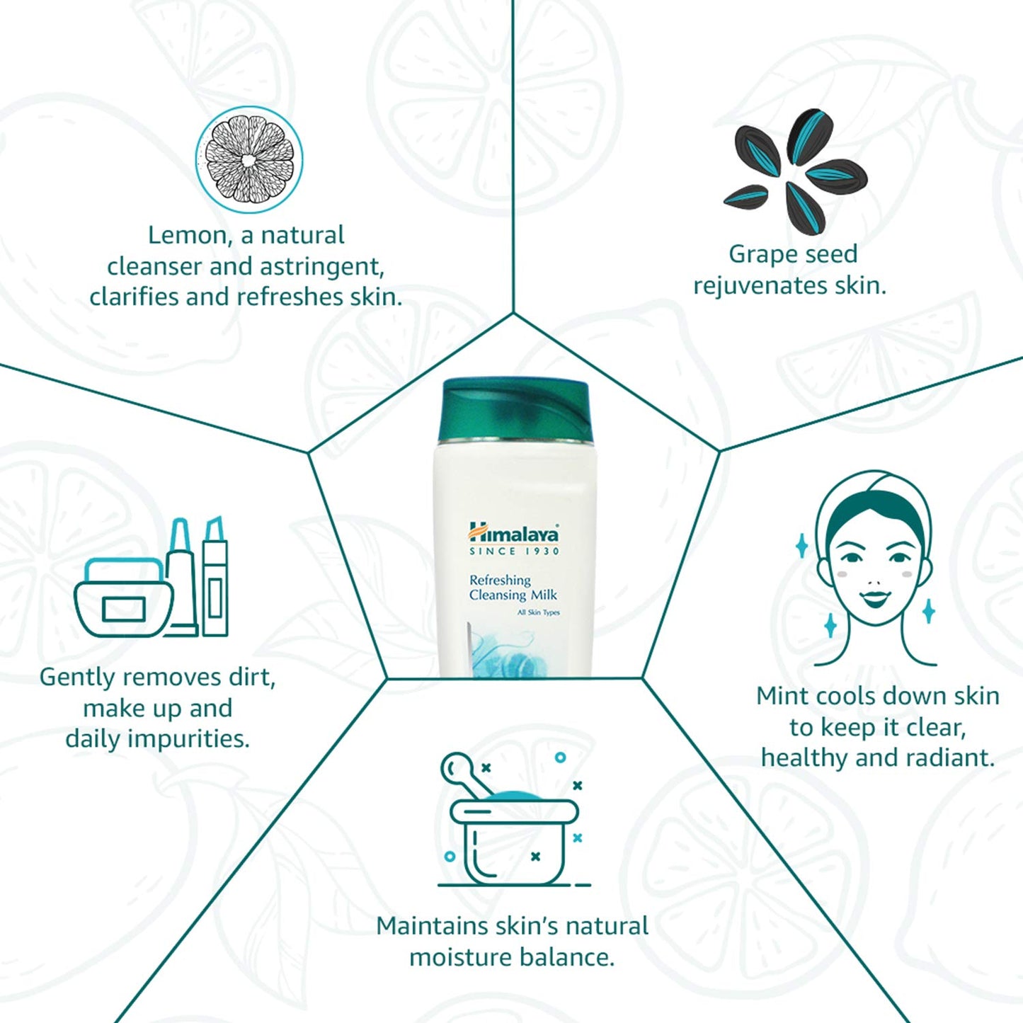 Himalaya Refreshing Cleansing Milk - 100ml
