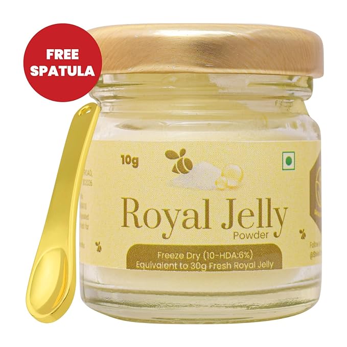 Shiva Organic’s Royal Jelly Powder - Freeze Dry 10-HDA:6%