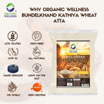 Organic Wellness Kathiya Wheat Atta 5 KG Pack