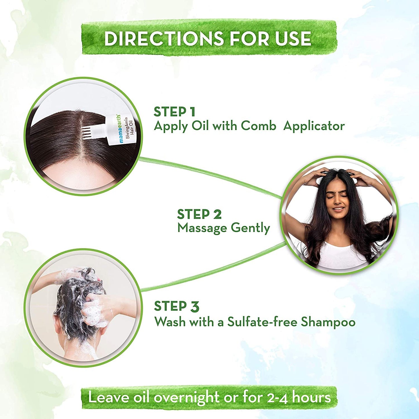 Mamaearth BhringAmla Hair Oil for All Hair Types | Mineral & Silicone-Free | Hairfall Control and Healthy Hair Growth - 250ml
