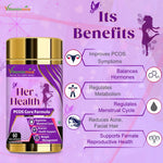 Vitaminnica Her Health PCOS Care Formula - Hormonal Balance & Ovarian Support, 60 Veg Capsules