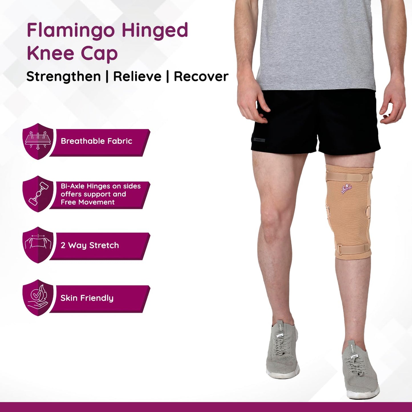 Flamingo Hinged Knee Cap