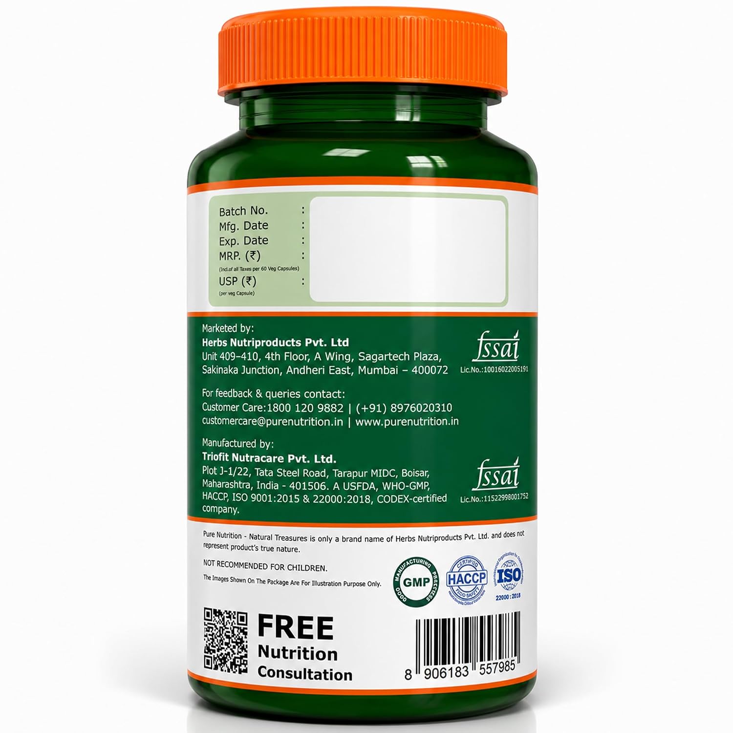 Pure Nutrition L-Phenylalanine 60 Capsules | Amino Acid Supplement for Energy & Wellness Support