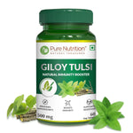 Pure Nutrition Giloy Tulsi Ghan Vati – Ayurvedic Supplement – 60 Tablets
