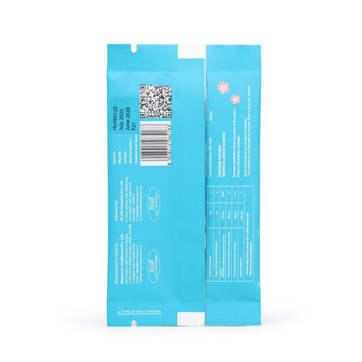 Hi Life Hydra Smart ORS | Advanced Electrolyte & Rapid Rehydration Formula (Pack of 12 Sachets)