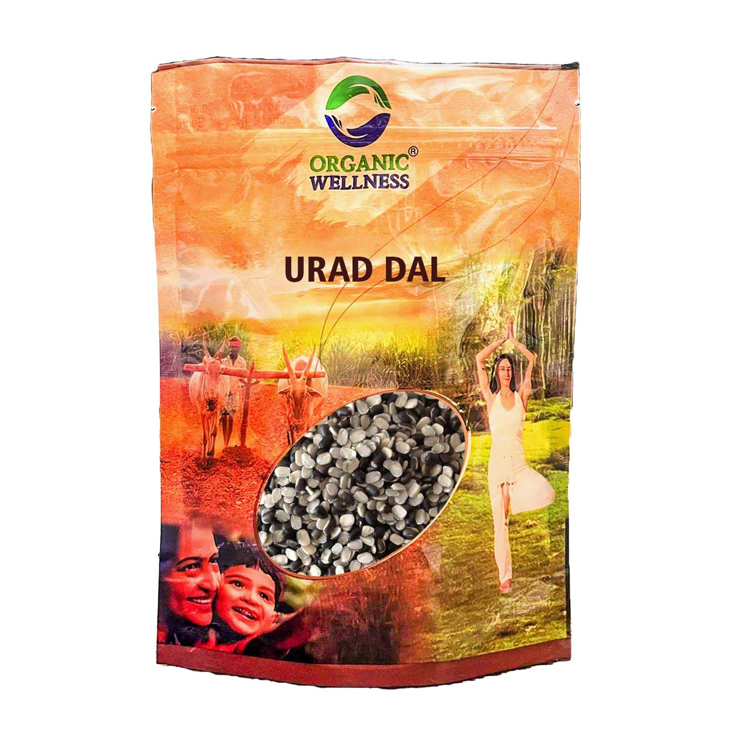 Organic Wellness Urad Dal Split - 450 grams
