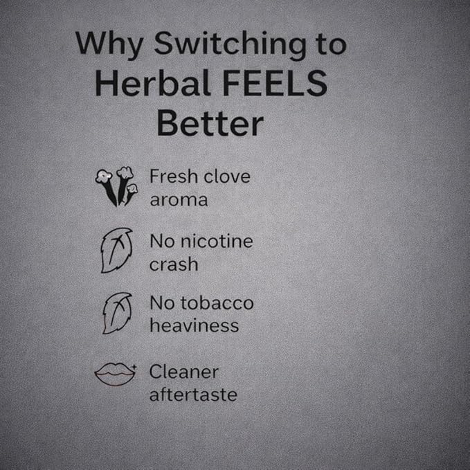 Royal Swag Ayurvedic Herbal Wellness Sticks Regular Flavour - 100% Tobacco & Nicotine Free (20 Sticks)
