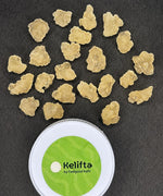 Kelifta by Feelgood Kefir® - Live Large Sized Water Kefir Grains (50g) | IIncludes Strainer & Spoon | Lifetime Support | Kefir Probiotic