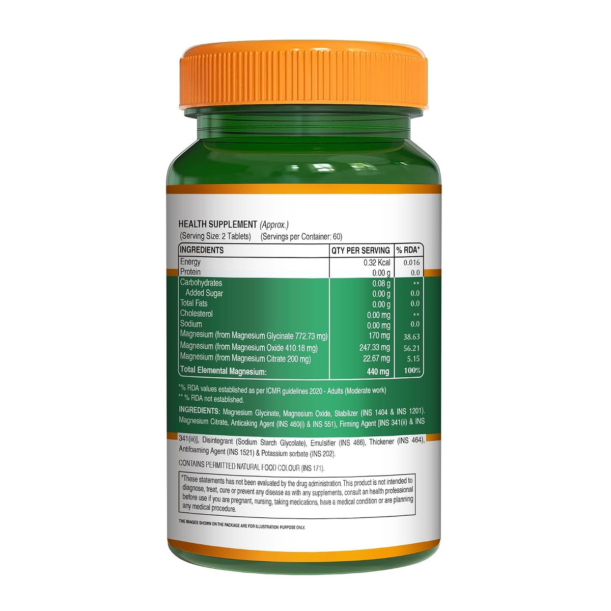 Pure Nutrition Chelated Magnesium Complex 800mg, 120 Tablets | Muscle, Bone & Relaxation Support