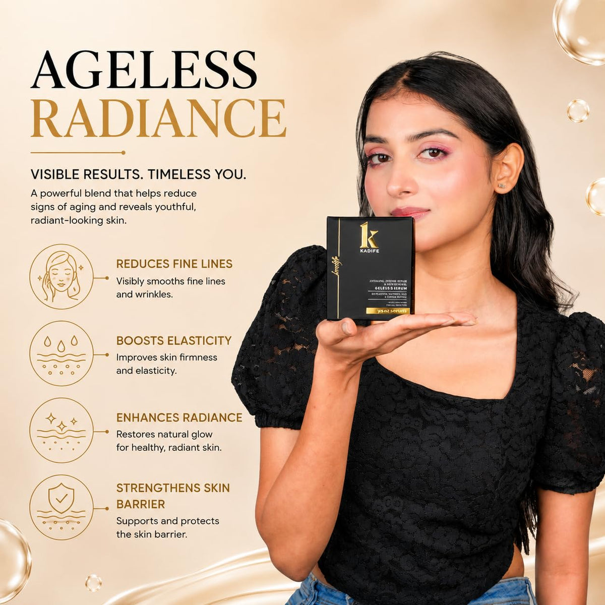 KADIFE Ageless Anti Aging Face Serum (30ml)