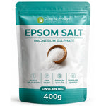 Pure Nutrition Epsom Salt 450g | Magnesium Sulfate Salt | Bath Soak & Relaxation Support