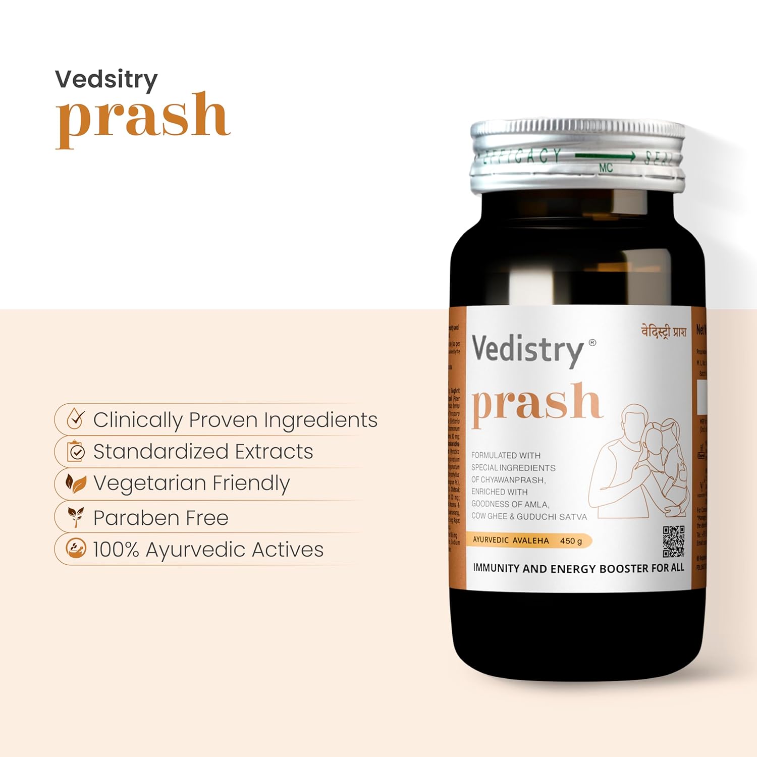 Vedistry Prash Chyawanprash For Energy, Strength & Immunity