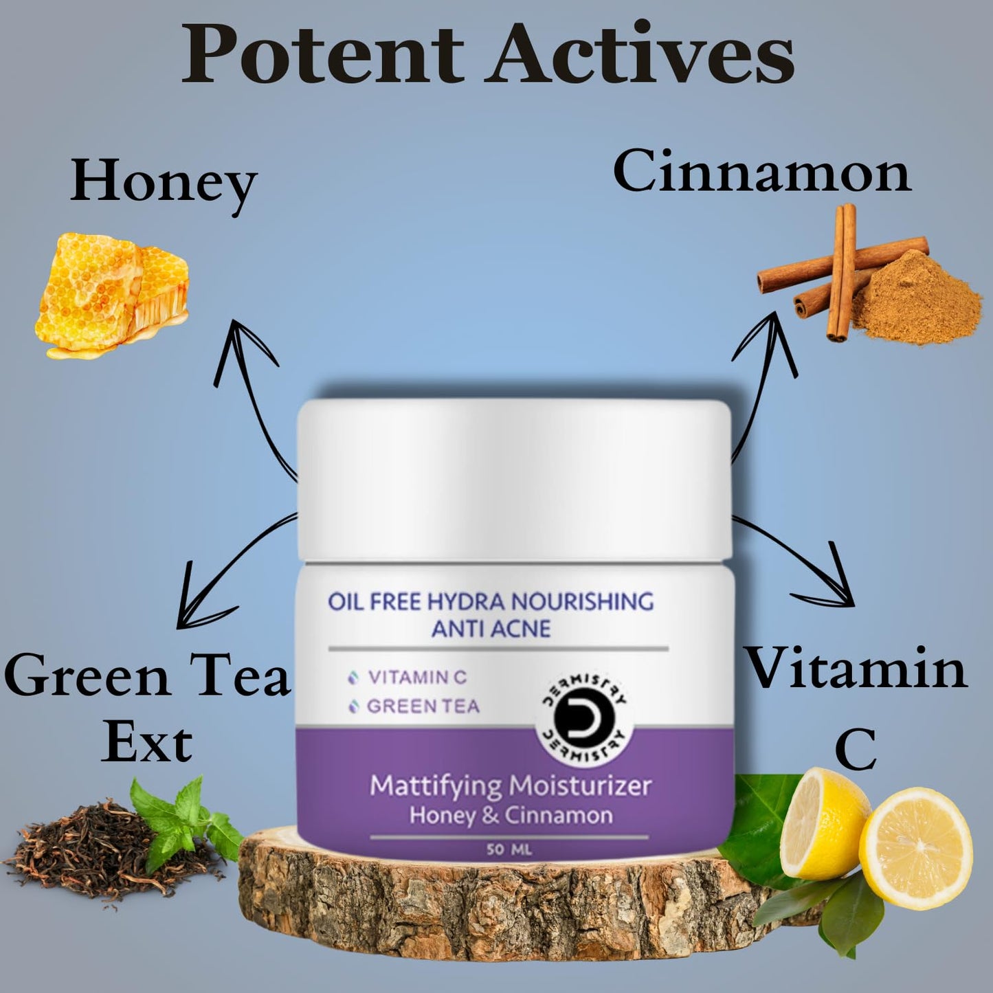 Dermistry Oil Free Hydra Nourishing Mattifying Moisturizer Anti Acne Gel