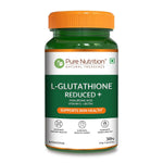 Pure Nutrition L-Glutathione Reduced – 30 Capsules | With Hyaluronic Acid, Vitamin E & Biotin | Skin Health Support