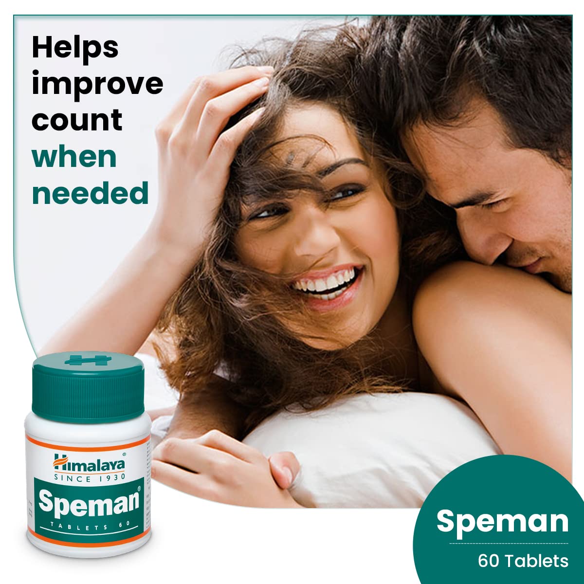 Himalaya Speman Tablet for Men's Health - 60 Tablets