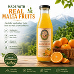 Baramasa Harvest Malta Squash (500ml) | Authentic Himalayan Orange Drink | Rich in Vitamin C & Natural Energy