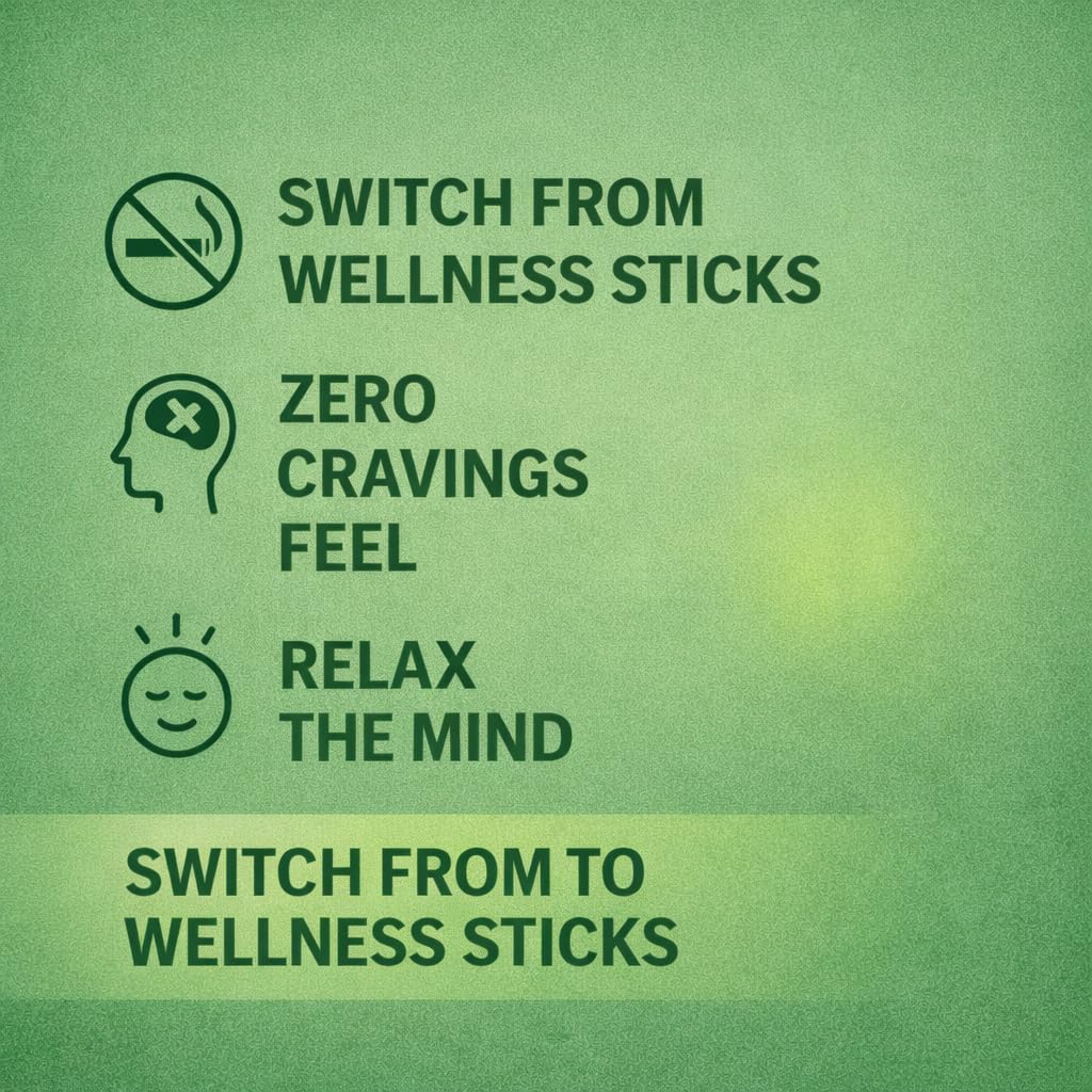 Royal Swag Ayurvedic Herbal Wellness Sticks Paan Flavour - 100% Tobacco & Nicotine Free (10 Sticks)