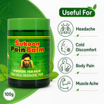 Mahida's Sukoon Pain Balm – Topical Balm for Temporary Relief from Minor Aches, Pains & Discomfort – 100ml (Pack of 2)