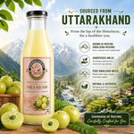Baramasa Harvest Amla Squash (500ml) | Himalayan Indian Gooseberry Drink | Rich in Vitamin C & Digestive Support