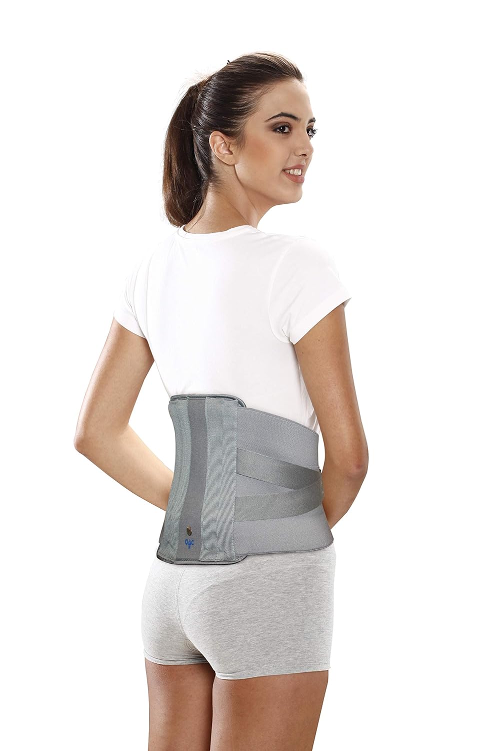 Tynor Contoured L.S. Belt - Grey - Large - 1 Unit