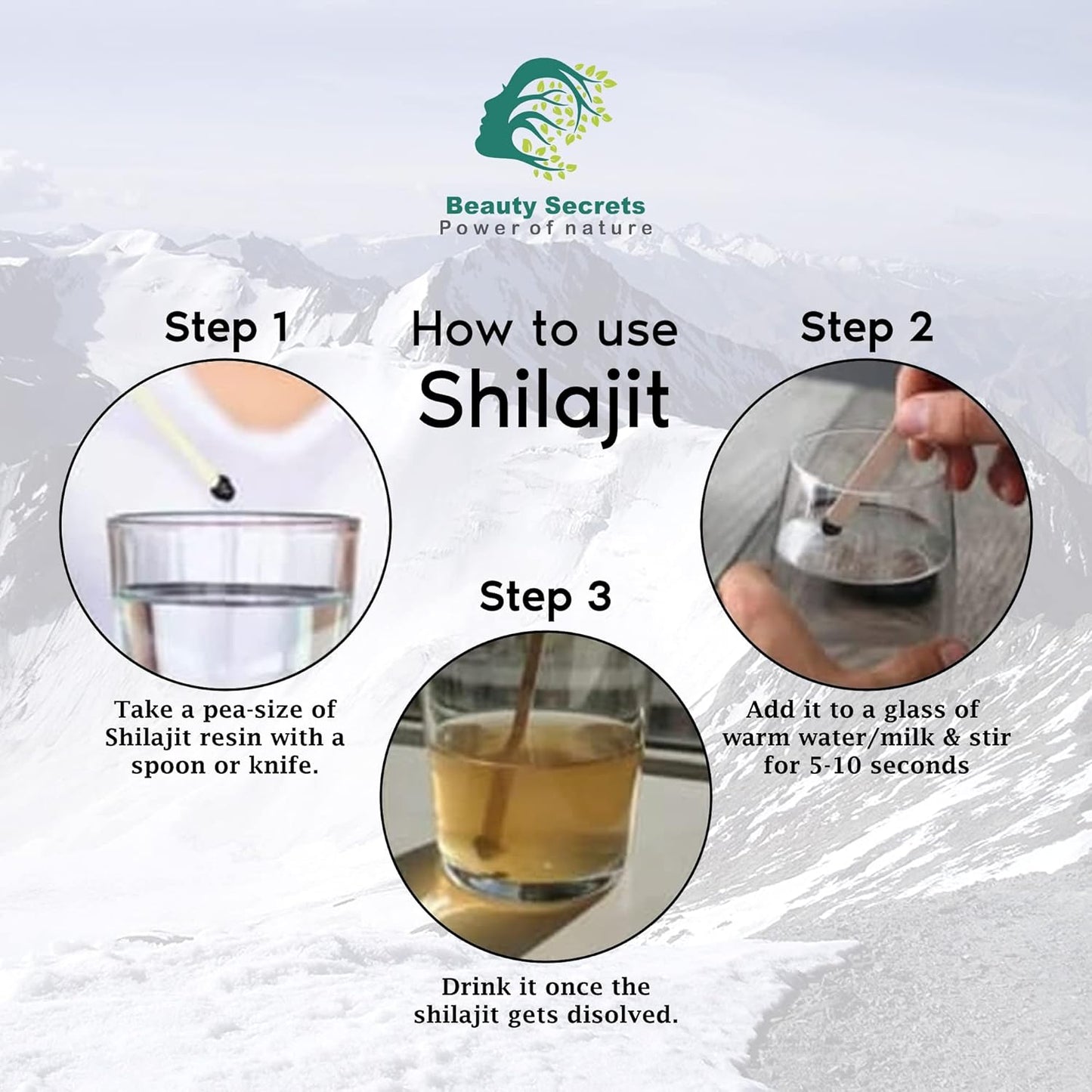 Beauty Secrets Himalayan Premium Shilajit Resin - 20gm
