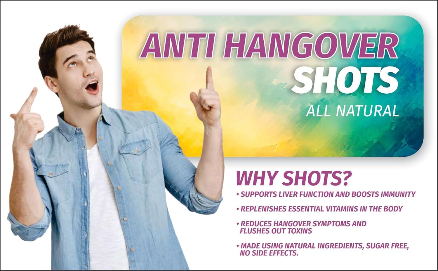 Bonaiyu Anti Hangover Shots (40ml Each) Spearmint Lemon