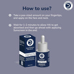 Dermistry Pure 2% Hyaluronic Acid 1% PGA Vitamin B5 Deep Hydration Face Serum