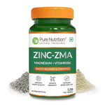 Pure Nutrition Zinc-ZMA 800 mg Veg Tablet with Magnesium & Vitamin B6 for Immunity, Bones & Muscles | 120 Veg Tablet