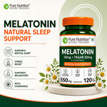 Pure Nutrition Melatonin 10mg, 6 ODS | Sleep & Relaxation Support Supplement