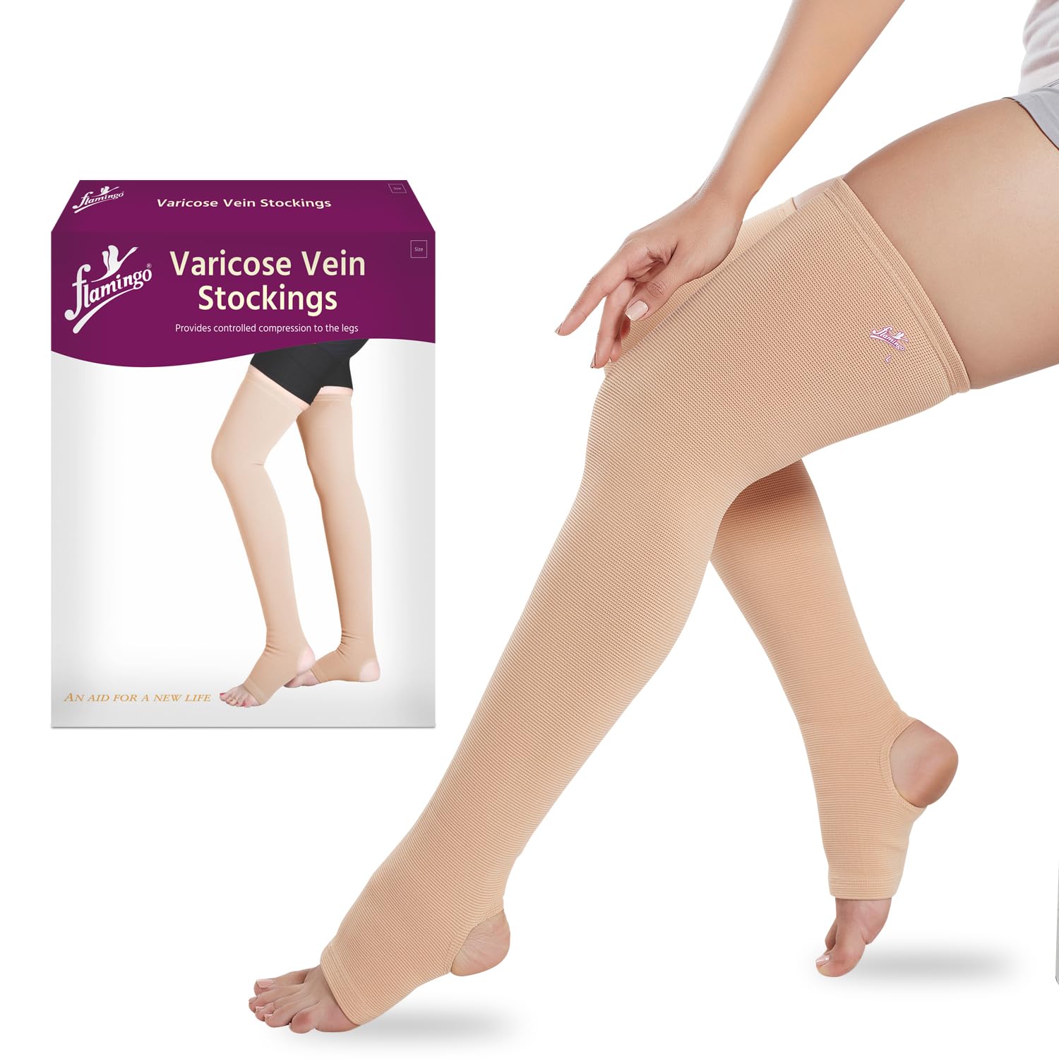 Flamingo Varicose Vein Stockings XXL