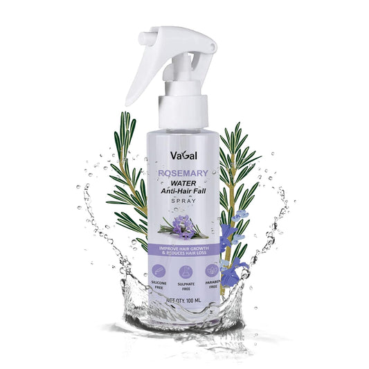 Vagal Rosemary water for hair growth | Rosemary Water | Hair Spray For Regrowth | Rosemary Water for Hair Growth, Mist Spray Steam Distilled Pure and Natural, (100 ml, Pack of 1)