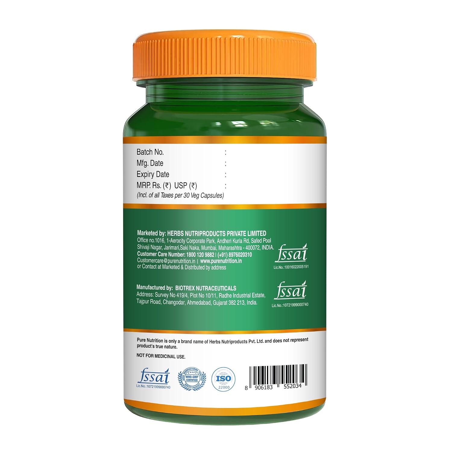 Pure Nutrition Liposomal NMN 30 Capsules | Cellular Energy & Healthy Aging Support Supplement