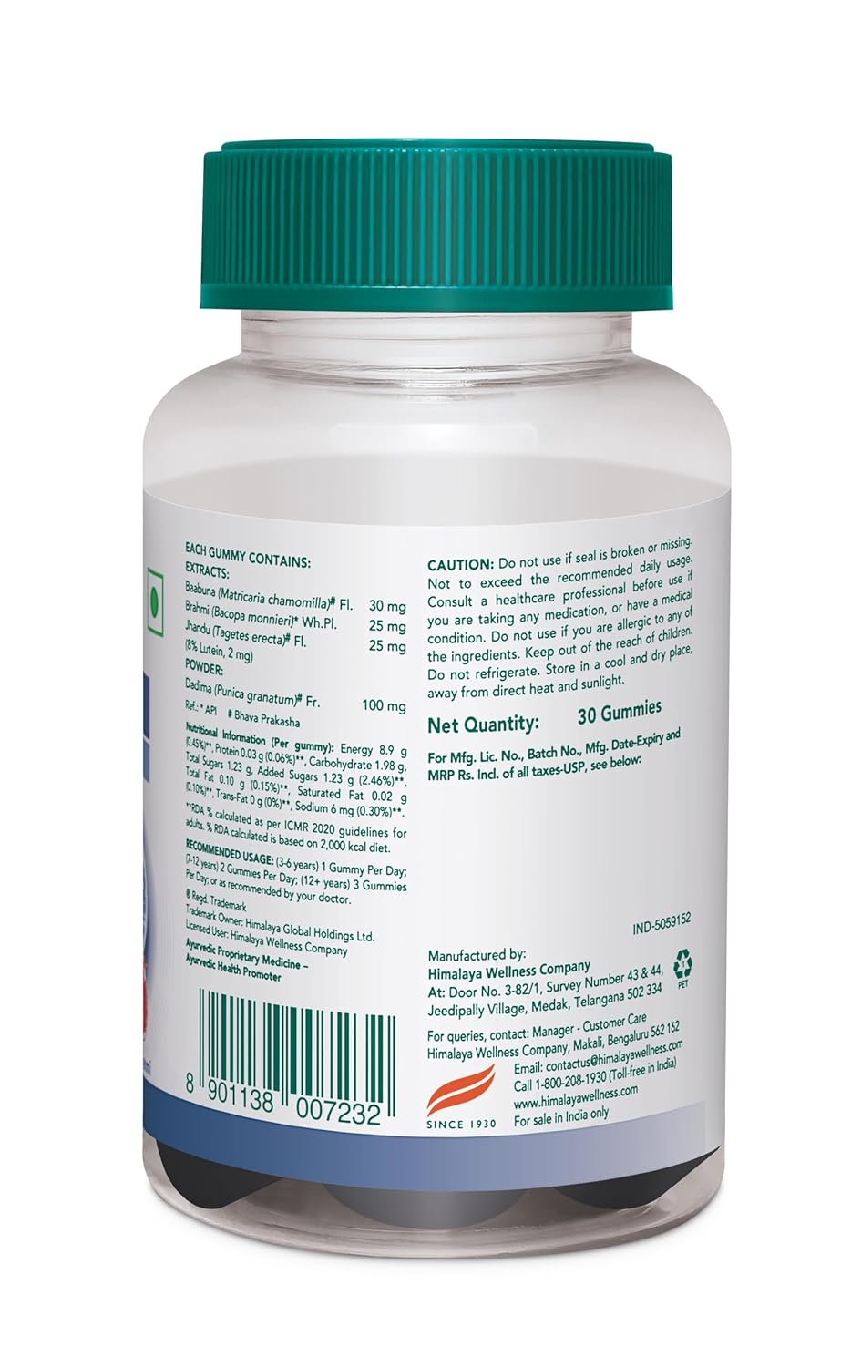Himalaya Mentat Gummies Mango - 30 Gummies