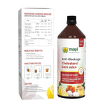 MAPL Anti Blockage Cholesterol Care Juice 1000ml | Garlic, Ginger, Lemon & Apple Cider Vinegar | Supports Heart Health & Cholesterol Balance