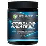 Pure Nutrition L-Citrulline Malate 2:1 Powder | 100% Pure & Unflavoured | Boosts Stamina, Enhances Performance, Speeds Muscle Recovery & Reduces Fatigue | Ideal Pre-Workout for Men & Women