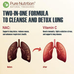 Pure Nutrition Lung Detox Effervescent Tablets (Lemon Flavor) - 20 Tablets