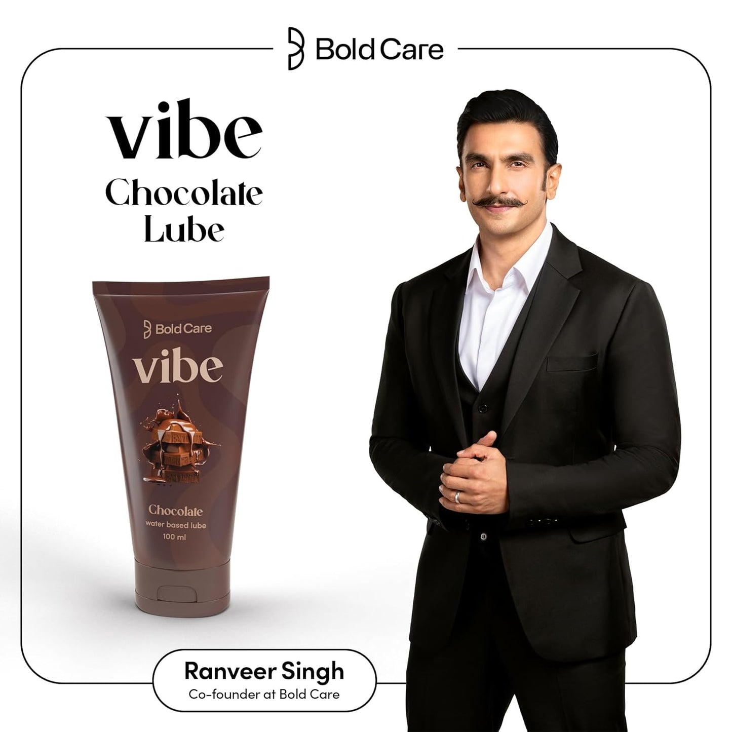 Bold Care Vibe Intimate Lube & Massage Gel Chocolate - 100ml