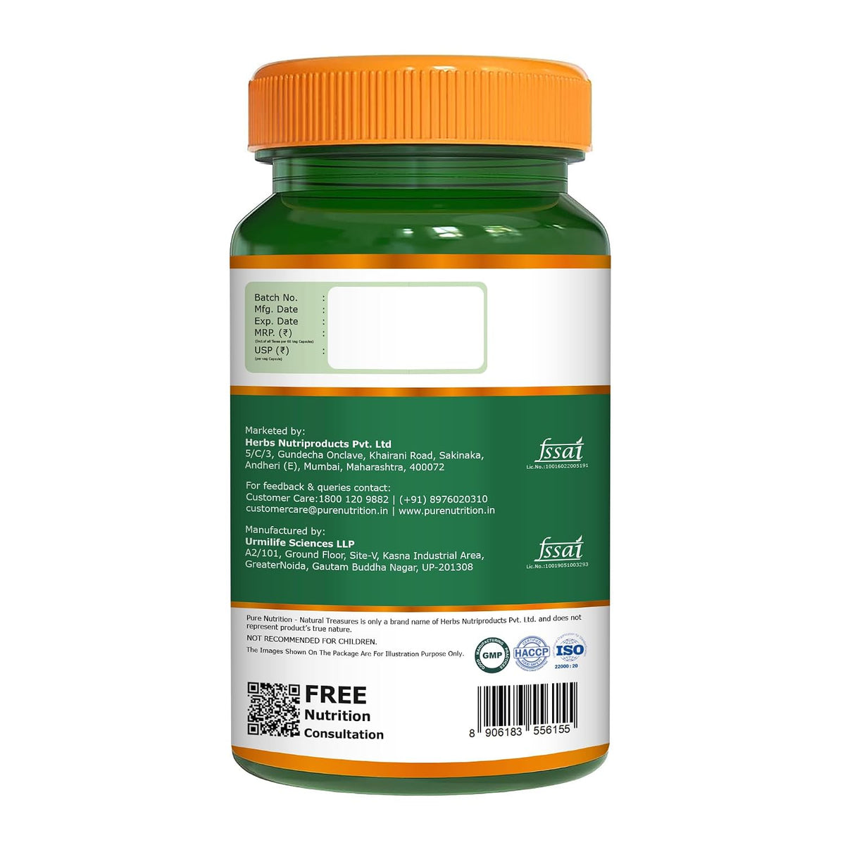 Pure Nutrition Boron Glycinate 6mg, 60 Capsules | Bone, Joint & Mineral Health Support