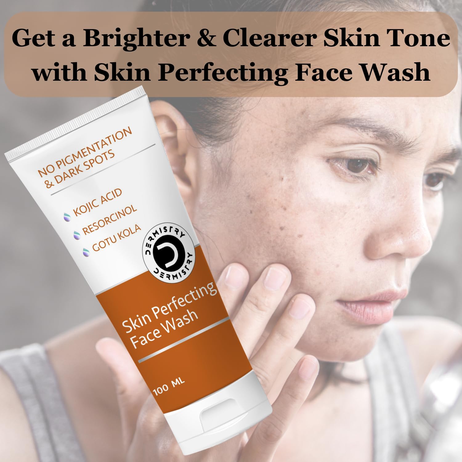 Dermistry Skin Perfecting Pigmentation Tan Removal Face Wash - 100ml
