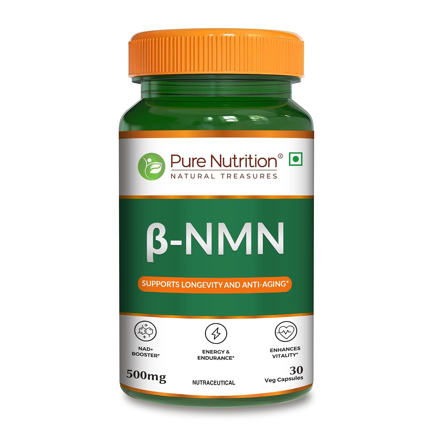 Pure Nutrition Liposomal NMN 30 Capsules | Cellular Energy & Healthy Aging Support Supplement