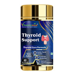 Vitaminnica Thyroid Support Capsules | Supports Thyroid Health & Hormone Balance | Enriched with Iodine - Energy & Metabolism Booster | 60 Vegan Capsules