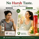 AYU ACV Digi Organic Apple Cider Vinegar Tablet for Weight Loss, 15s | 500mg ACV with Moringa, Guggul & Cinnamon, supports fat oxidation, metabolism, gut health & bloating relief, zesty lemon