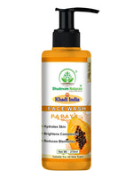 Bhudevam Naturals Khadi Papaya Face Wash – Removes Dirt, Oil & Impurities Naturally- 210ML