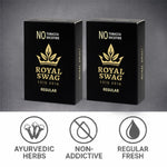 Royal Swag Herbal Cigarettes Regular Flavour - Tobacco Free (10 Sticks - 2 Pack)