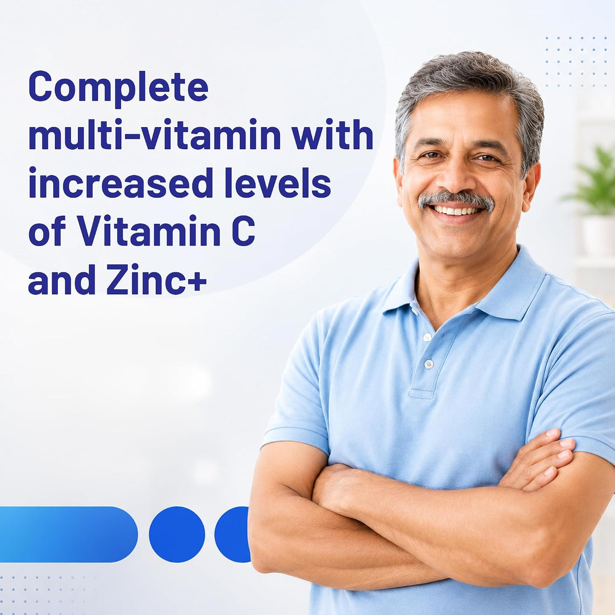 Pure Nutrition Men’s Multivitamin 50+ 60 Tablets | Daily Vitamins & Minerals for Men’s Health