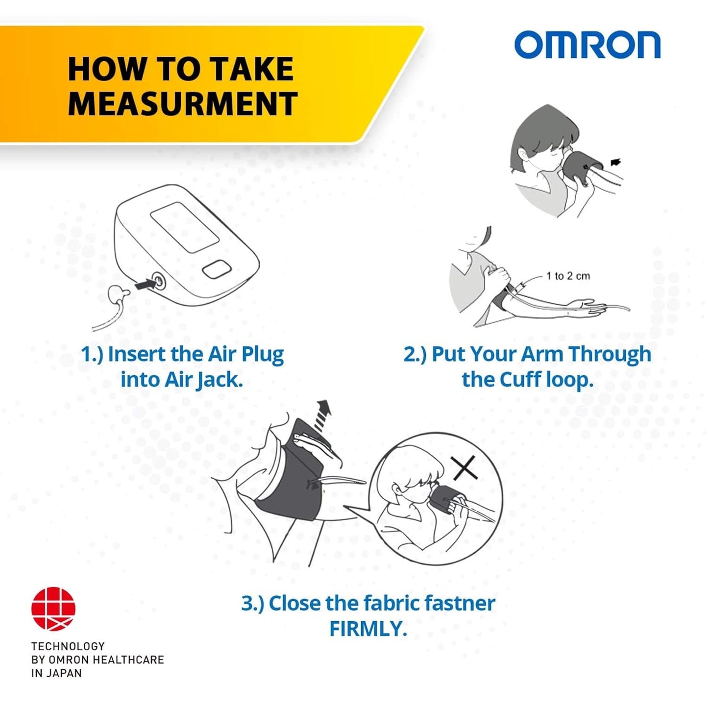 Omron HEM 7121J Blood Pressure Monitor (White)