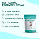 Pure Nutrition Epsom Salt 450g | Magnesium Sulfate Salt | Bath Soak & Relaxation Support