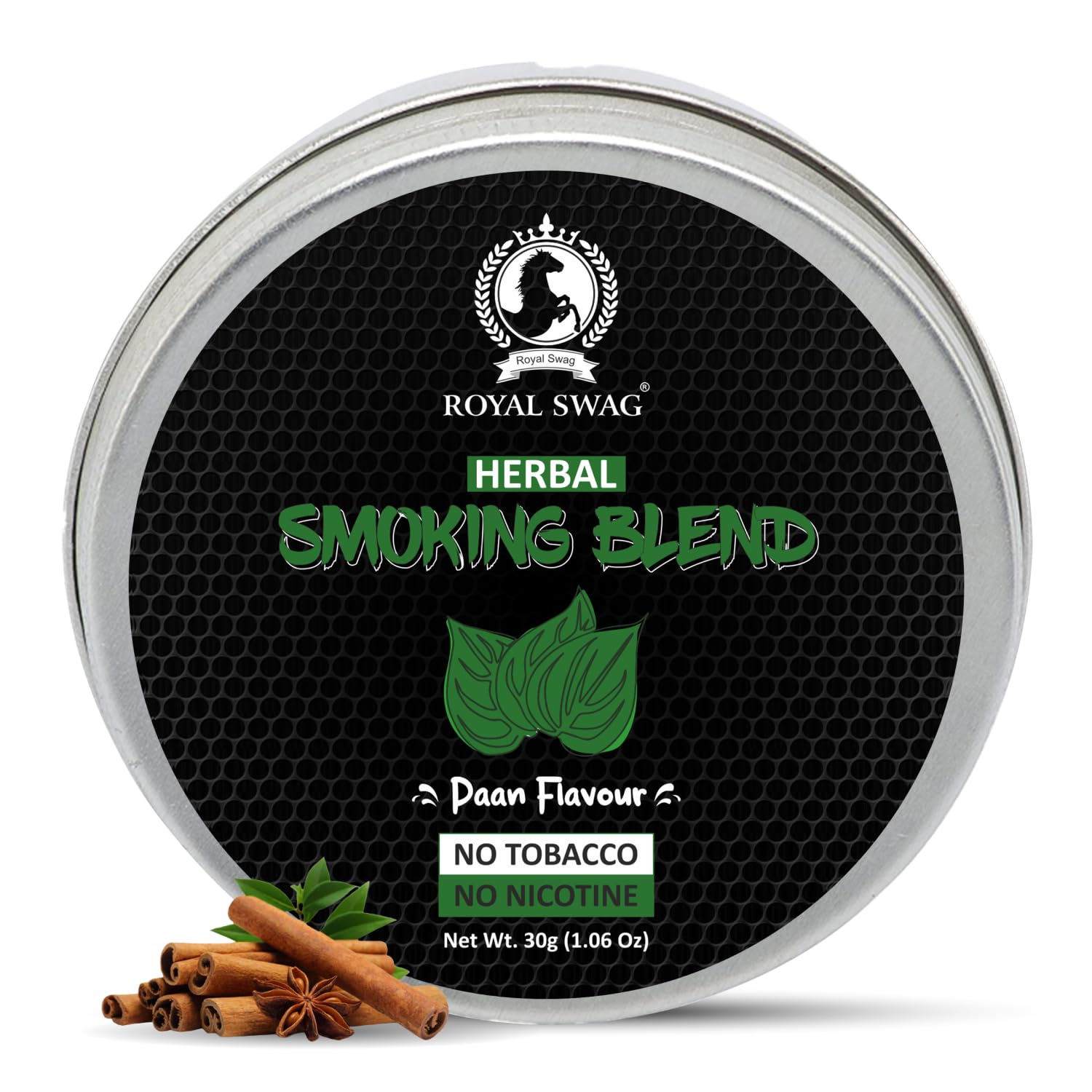Royal Swag Herbal Smoking Mixture Paan Flavour - Tobacco Free (30g / 1.0 oz Pouch)